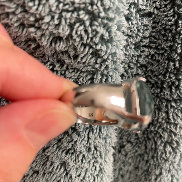 Swarovski Indian Sapphire Blue Merlin Ring 55 (7M) - Picture 5 of 12